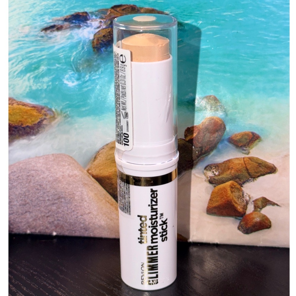 Revlon Tinted Glimmer Moisturizer Stick 100 Luminous Sheer Face Glow 0.31oz
